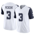D.Cowboys #3 George Pickens Player White-Navy Limited Vapor F.U.S.E. Home Game Odoa Stitched Jerseys