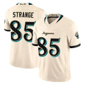 J.Jaguars #85 Brenton Strange Player Natural Limited 2026 Rivalries Collection Game Odoa Stitched Jerseys