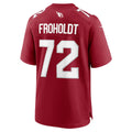Odoa A.Cardinals #72 Hjalte Froholdt Cardinal Team Game Jersey
