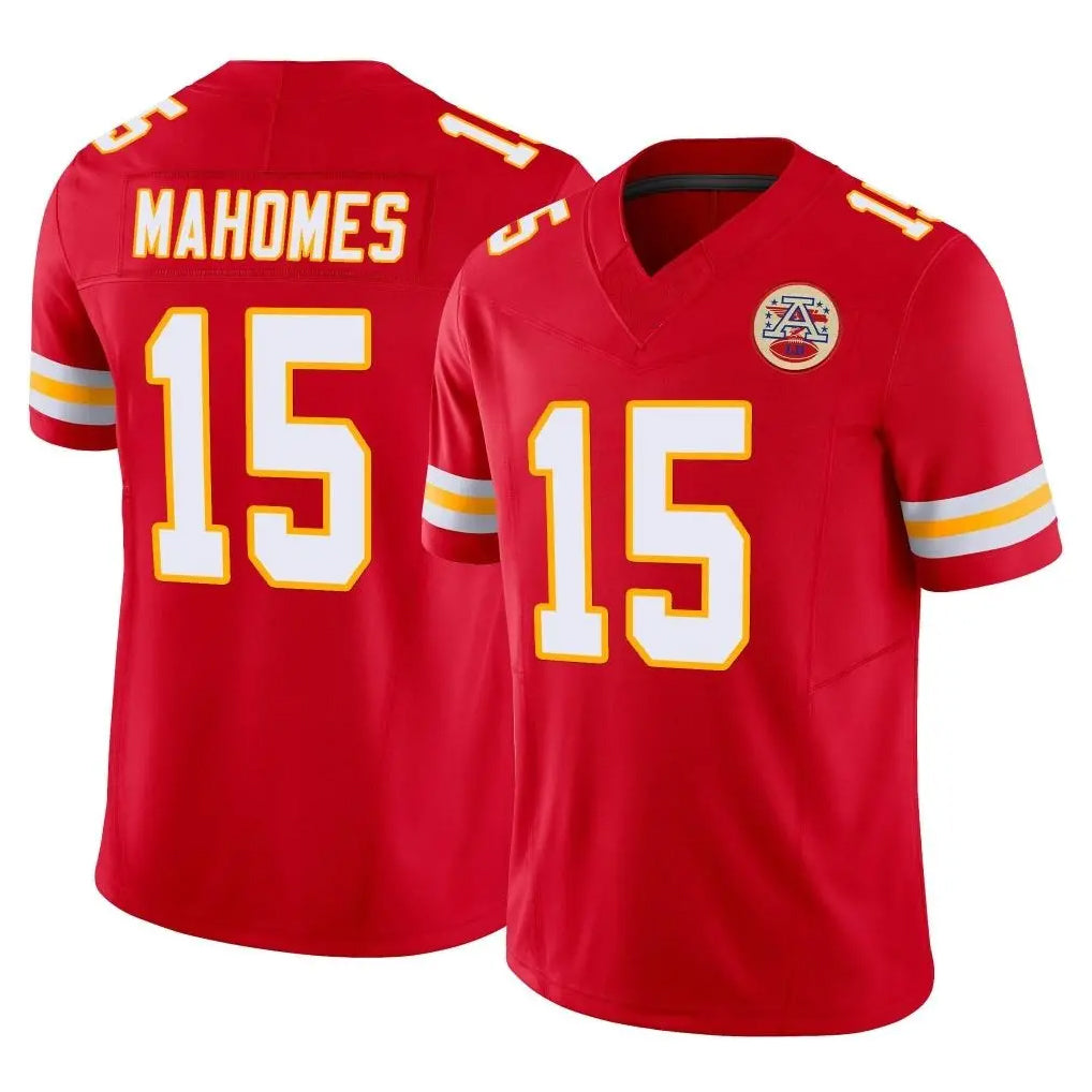 KC.Chiefs #15 Patrick Mahomes Player Red Limited Vapor F.U.S.E. Home Game Odoa Stitched Jerseys