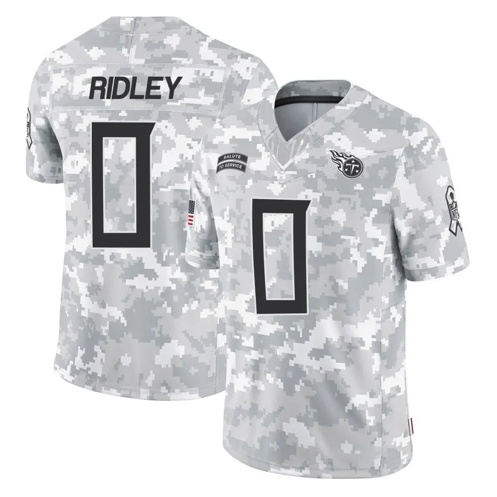 T.Titans #0 Calvin Ridley Player Arctic Camo Limited Salute to Service Home Game Odoa Stitched Jerseys