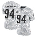 LA.Chargers #94 Dalvin Tomlinson Player Arctic Camo Salute To Service Limited Game Odoa Stitched Jerseys