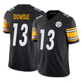 P.Steelers #13 Rico Dowdle Player Black Limited Vapor F.U.S.E. Home Game Odoa Stitched Jerseys