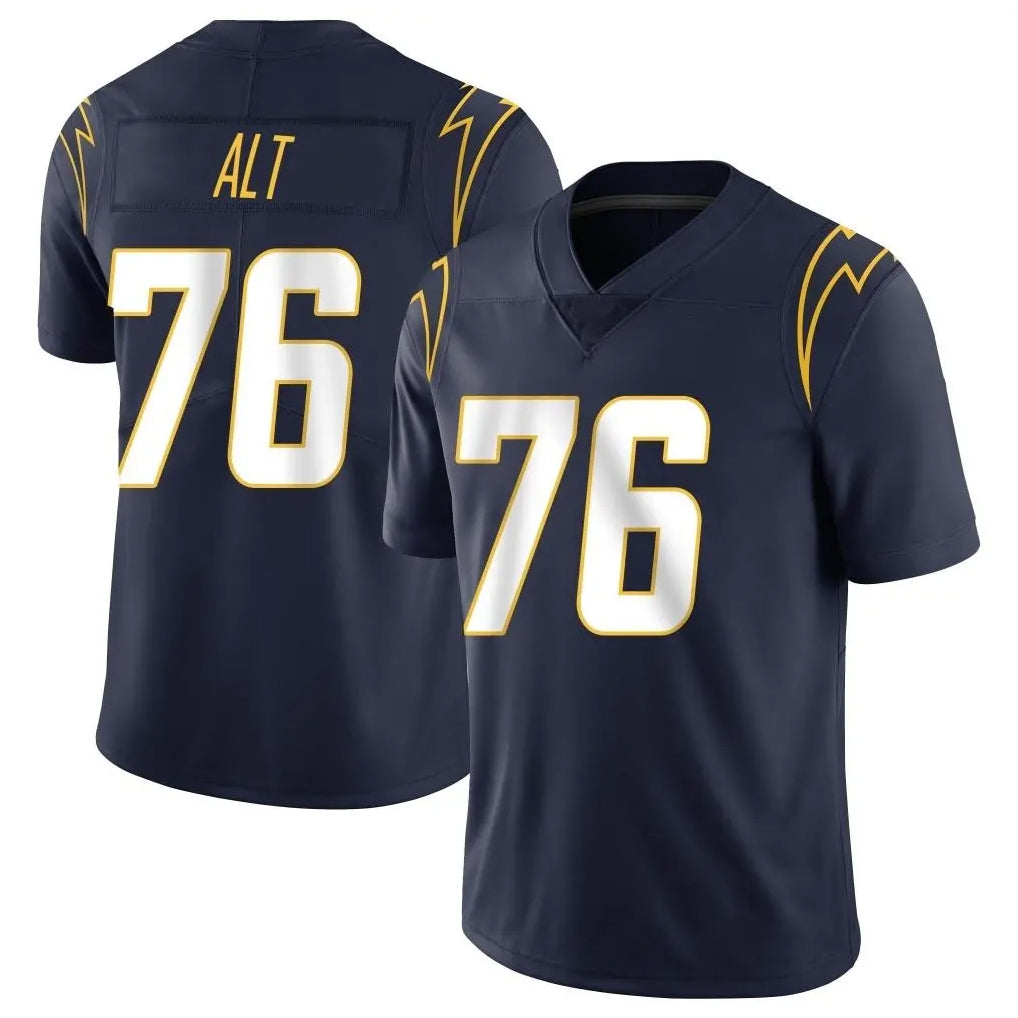 LA.Chargers #76 Joe Alt Player Navy Limited Vapor Untouchable Home Game Odoa Stitched Jerseys