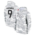 D.Broncos #9 Talanoa Hufanga Player Arctic Camo Salute to Service Hoodies Limited Game Odoa Stitched Jerseys