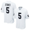 LV.Raiders #5 Eric Stokes Player White Home Game Odoa Stitched Jerseys