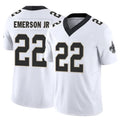 NO.Saints #22 Martin Emerson Jr. Player White Limited Vapor F.U.S.E. Home Game Odoa Stitched Jerseys