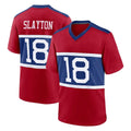 NY.Giants #18 Darius Slayton Player Red Century Home Game Odoa Stitched Jerseys