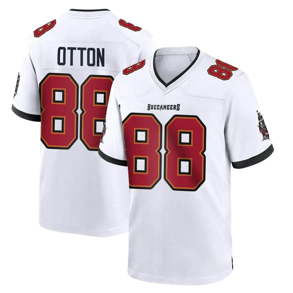 TB.Buccaneers #88 Cade Otton Player White Home Game Odoa Stitched Jerseys