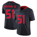 H.Texans #51 Will Anderson Jr. Player Navy Limited 2nd Alternate Vapor F.U.S.E. Home Game Odoa Stitched Jerseys