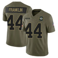 GB.Packers #44 Zaire Franklin Player Olive 2025 Salute To Service Limited Home Game Odoa Stitched Jerseys