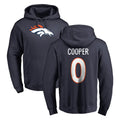 D.Broncos #0 Jonathon Cooper Player Navy Pullover Hoodie Limited Odoa Stitched Jerseys