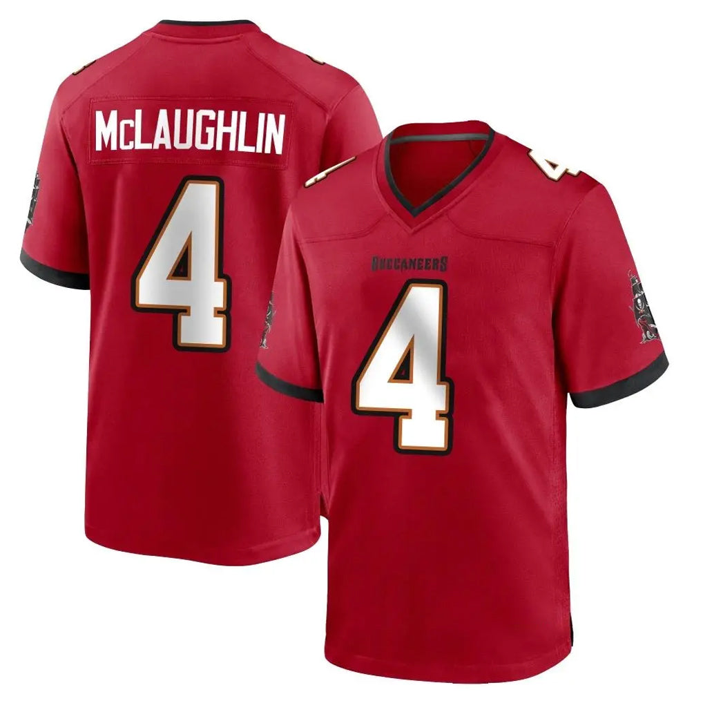 TB.Buccaneers #4 Chase McLaughlin Player Red Home Game Odoa Stitched Jerseys