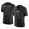 S.Seahawks #11 Jaxon Smith-Njigba Player Black Limited Reflective Home Game Odoa Stitched Jerseys