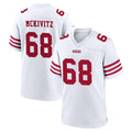 SF.49ers #68 Colton McKivitz Player White Game Home Odoa Stitched Jerseys