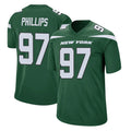 NY.Jets #97 Harrison Phillips Player Green Home Game Odoa Stitched Jerseys