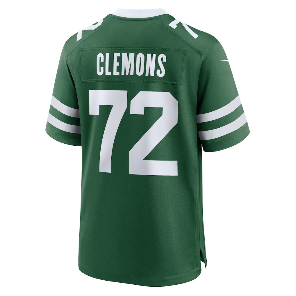 Odoa NY.Jets #72 Micheal Clemons Legacy Green Team Game Jersey