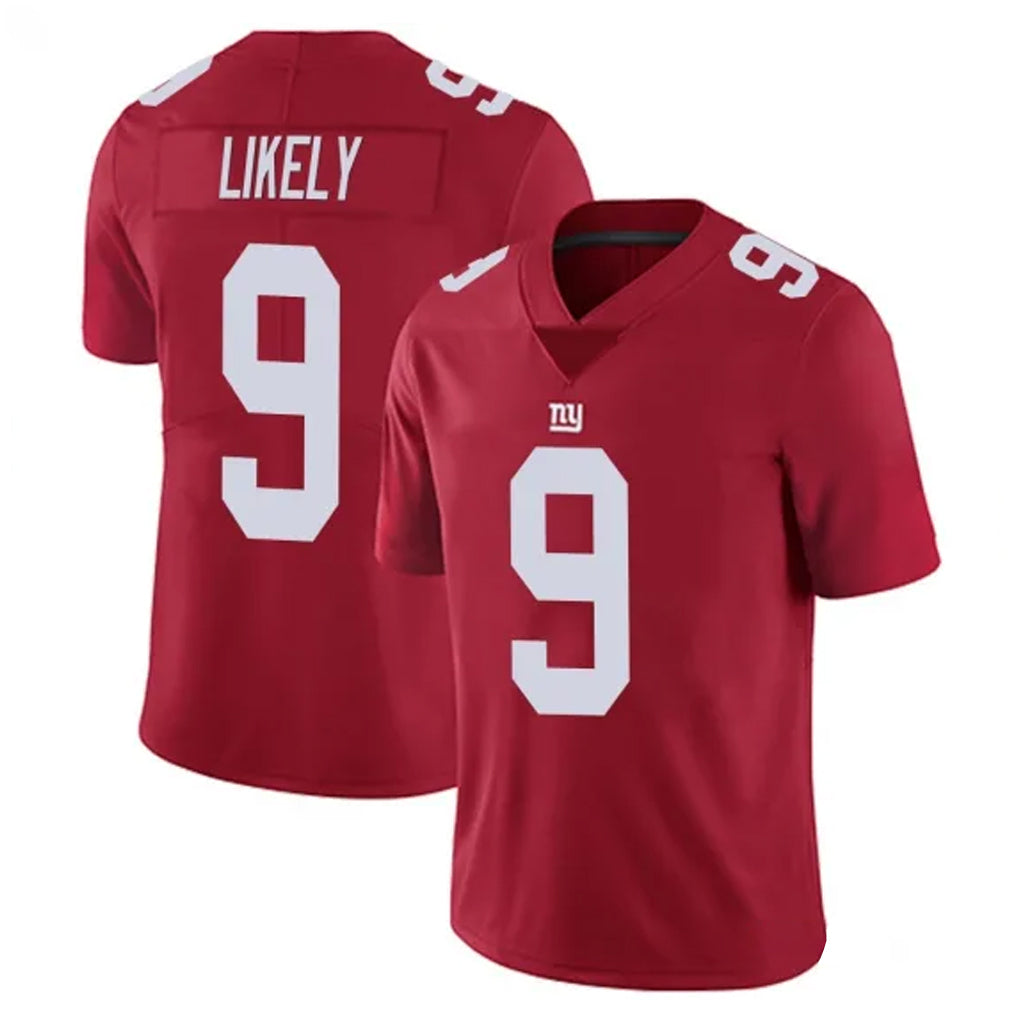 NY.Giants #9 Lsaiah Likely Player Red Limited Vapor Untouchable Home Game Odoa Stitched Jerseys