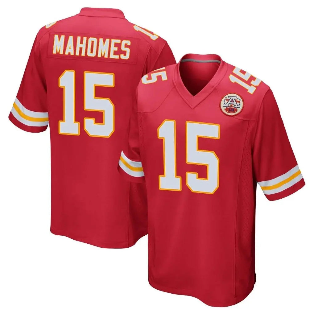 KC.Chiefs #15 Patrick Mahomes Player Red Home Game Odoa Stitched Jerseys