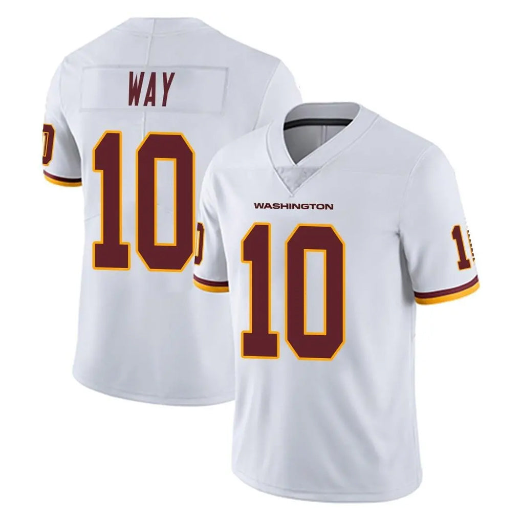 W.Commanders #10 Tress Way Player White Limited Vapor Untouchable Home Game Odoa Stitched Jerseys