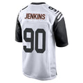C.Bengals #90 Kris Jenkins Jr Player White Alternate Home Game Odoa Stitched Jerseys