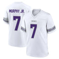 M.Vikings #7 Byron Murphy Jr. Player White Alternate Home Game Odoa Stitched Jerseys
