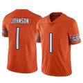 C.Bears #1 Jaylon Johnson Player Orange Alternate Vapor Limited Home Game Odoa Stitched Jerseys