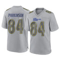 LA.Rams #84 Colby Parkinson Player Gray Atmosphere Fashion Home Game Odoa Stitched Jerseys