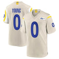 LA.Rams #0 Byron Young Player Bone Home Game Odoa Stitched Jerseys