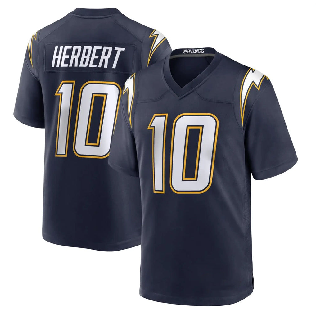 LA.Chargers #10 Justin Herbert Player Navy Alternate Home Game Odoa Stitched Jerseys