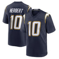 LA.Chargers #10 Justin Herbert Player Navy Alternate Home Game Odoa Stitched Jerseys