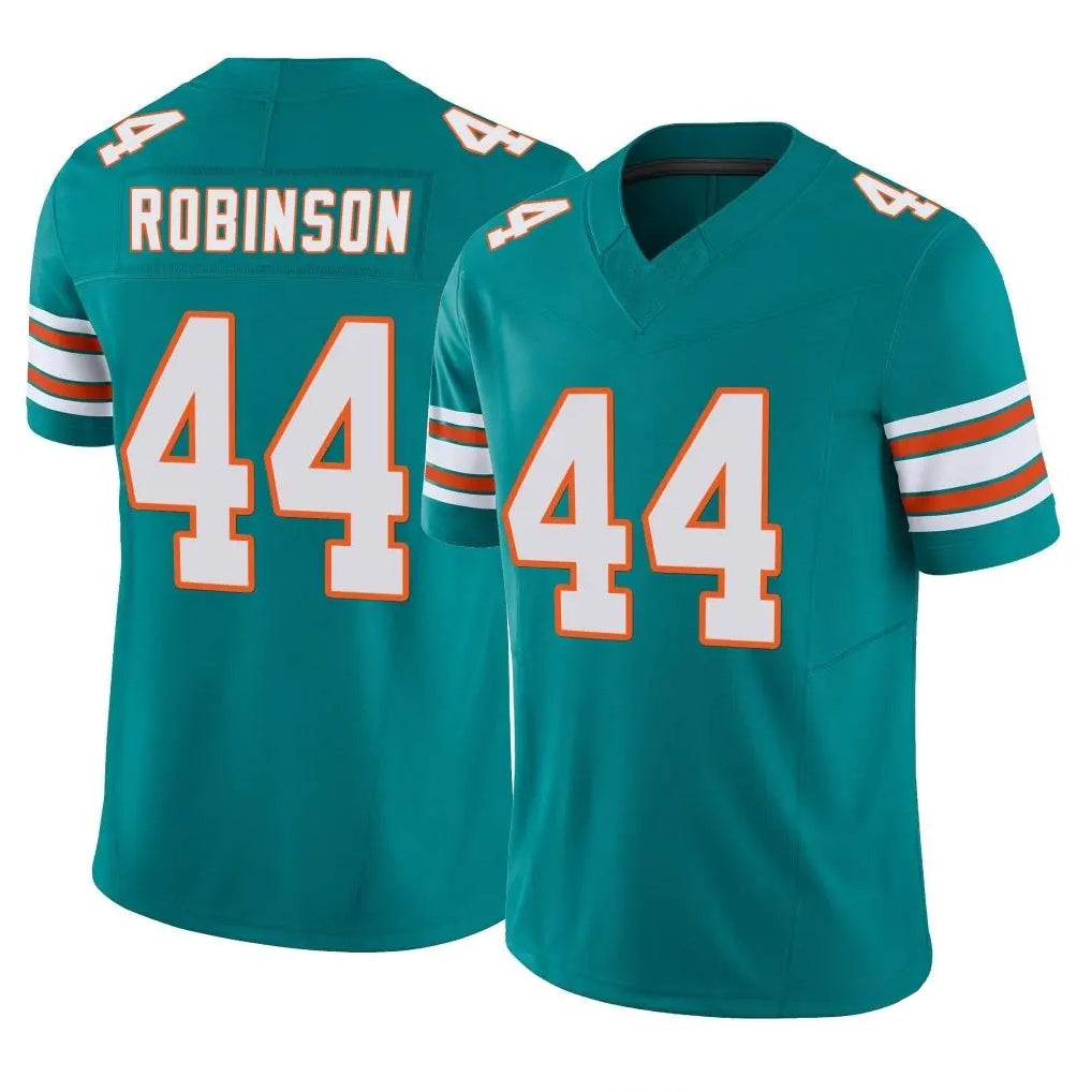 M.Dolphins #44 Chop Robinson Player Aqua Limited Alternate Vapor F.U.S.E. Home Game Odoa Stitched Jerseys