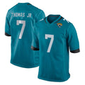 J.Jaguars #7 Brian Thomas Jr. Player Teal Home Game Odoa Stitched Jerseys