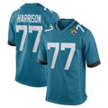 J.Jaguars #77 Anton Harrison Player Teal Home Game Odoa Stitched Jerseys