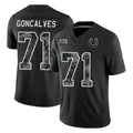 IN.Colts #71 Matt Goncalves Player Black Limited 2026 Salute to Service Home Game Odoa Stitched Jerseys