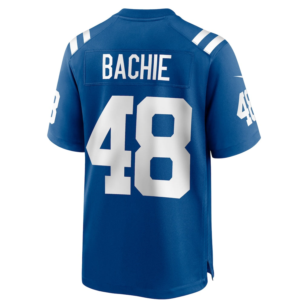Odoa IN.Colts #48 Joe Bachie Royal Team Game Jersey