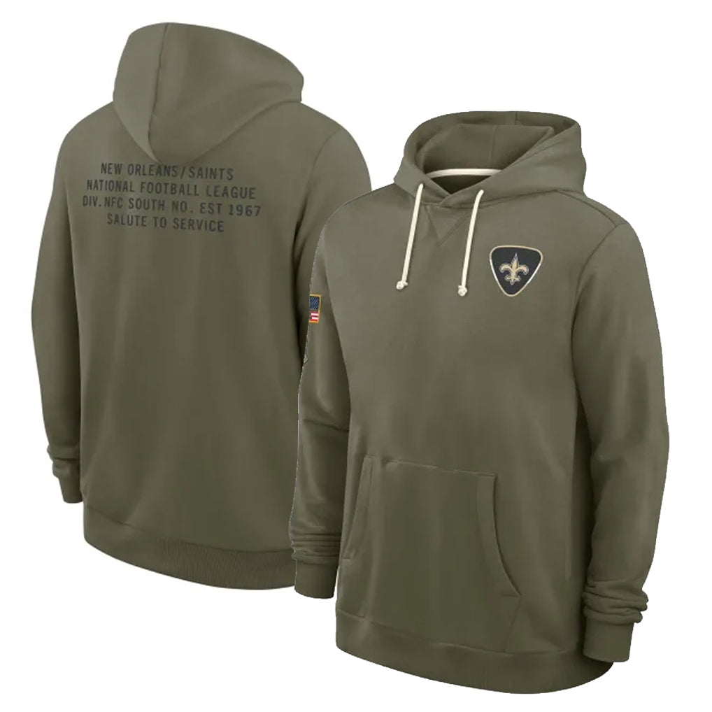 NO.Saints ## Saints Blank Player Olive Salute to Service Pullover Hoodies Limited Odoa Stitched Jerseys