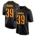 W.Commanders #39 Jeremy Reaves Player Black Carbon Fashion Home Game Odoa Stitched Jerseys