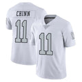 LV.Raiders #11 Jeremy Chinn Player White Limited Color Rush Home Game Odoa Stitched Jerseys