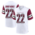 W.Commanders #22 Jacory Croskey-Merritt Player White Game Home Odoa Stitched Jerseys