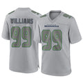 S.Seahawks #99 Leonard Williams Player Gray Atmosphere Fashion Home Game Odoa Stitched Jerseys