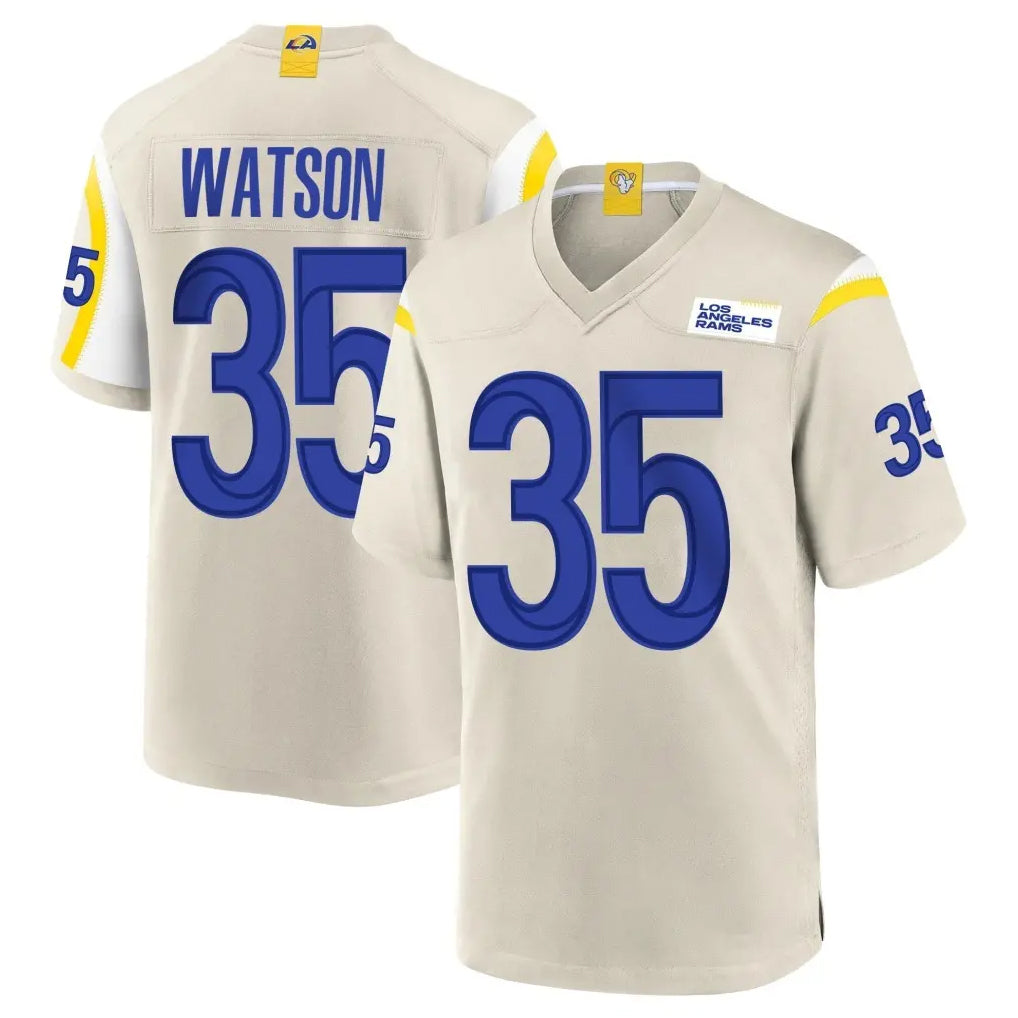 LA.Rams #35 Jaylen Watson Player Bone Home Game Odoa Stitched Jerseys