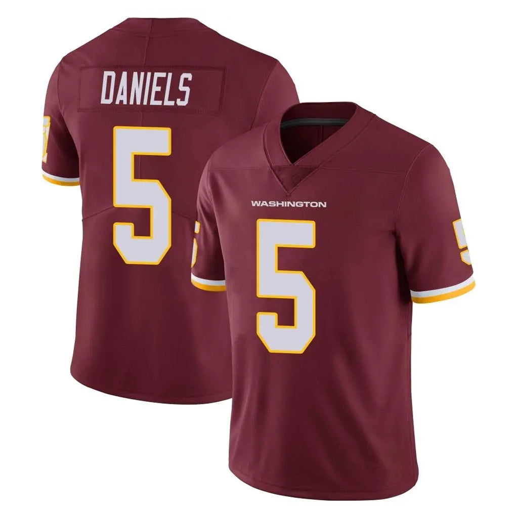 W.Commanders #5 Jayden Daniels Player Burgundy Limited Team Color Vapor Untouchable Home Game Odoa Stitched Jerseys
