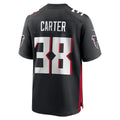 Odoa A.Falcons #38 Nathan Carter Black Team Game Jersey