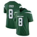 NY.Jets #8 Andre Cisco Player Green Limited Vapor Home Game Odoa Stitched Jerseys