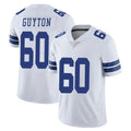 D.Cowboys #60 Tyler Guyton Player White Vapor Untouchable Limited Home Game Odoa Stitched Jerseys