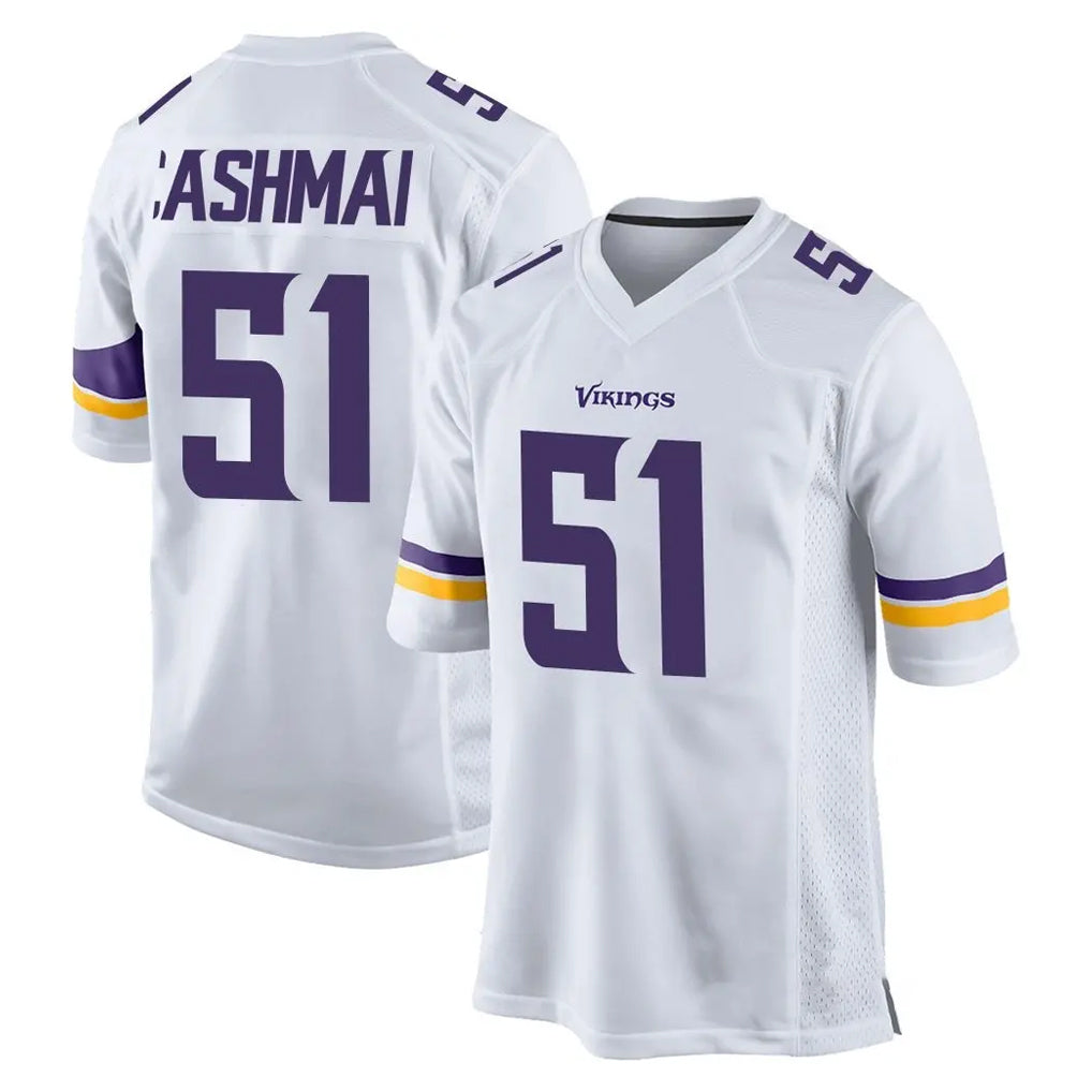 M.Vikings #51 Blake Cashman Player White Home Game Odoa Stitched Jerseys