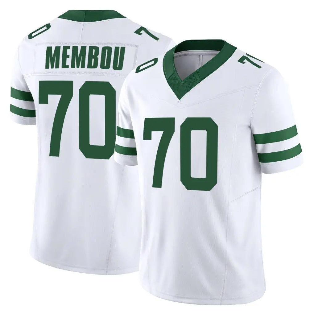 NY.Jets #70 Armand Membou Player White Legacy Limited Vapor F.U.S.E. Home Game Odoa Stitched Jerseys