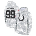 IN.Colts #99 DeForest Buckner Player Arctic Camo Salute to Service Hoodies Limited Game Odoa Stitched Jerseys