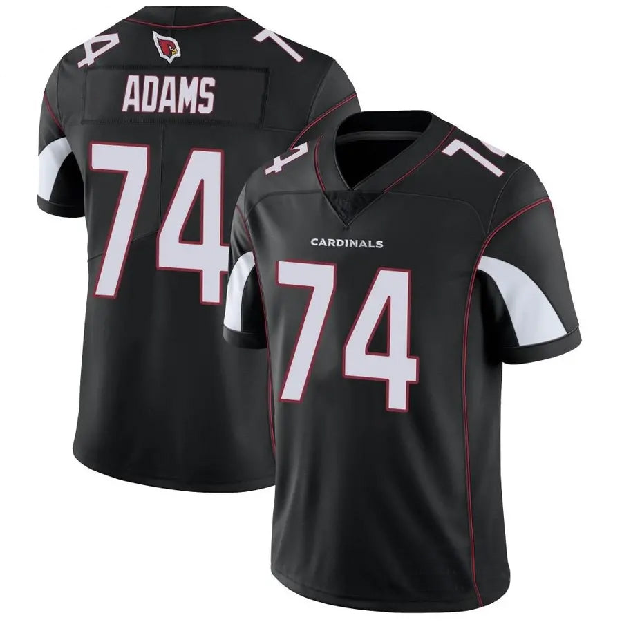 A.Cardinals #74 Isaiah Adams Player Black Vapor Limited Odoa Stitched Jerseys